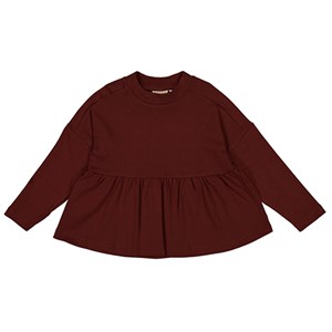 Wheat - Lily T-Shirt LS, Maroon